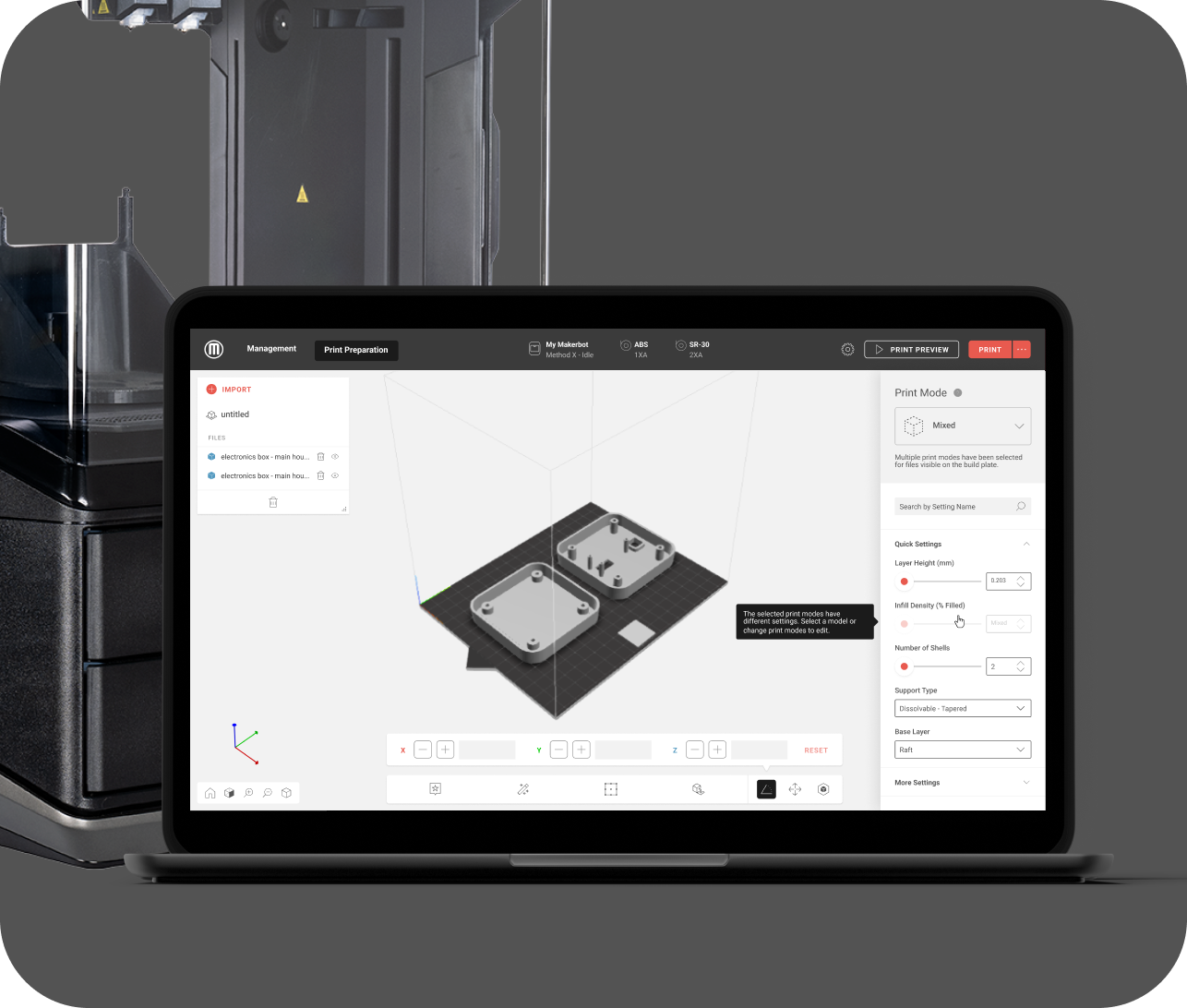 CloudPrint, a secure, cloud-based slicing and printer management platform