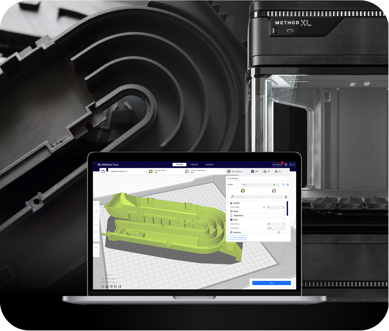 3D Printing Software for Method X
