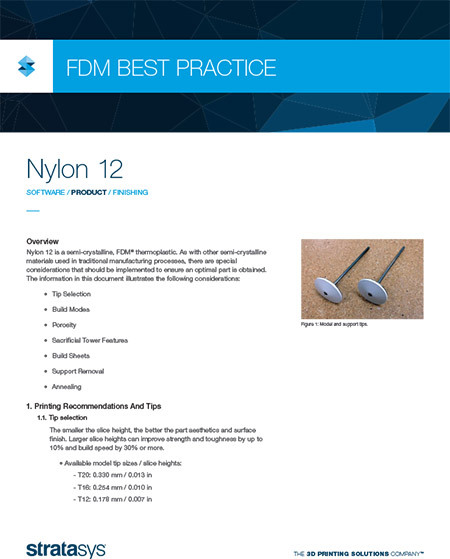 Stratasys FDM Nylon 12