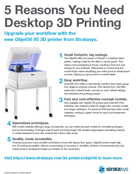 Stratasys Desktop 3D Printers