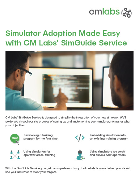 CM Labs Simulators for Operator Training