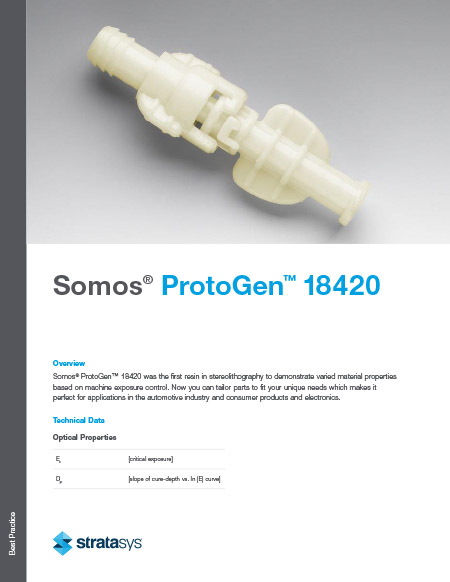 Somos ProtoGen™ for Neo Series 3D Printers