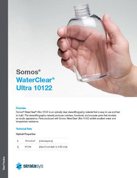 Somos WaterClear® Ultra 10122 | Materials