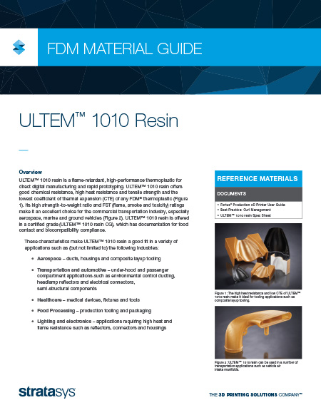 Stratasys ULTEM 1010 Resin Material