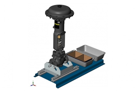 DAC Worldwide control valve dissectible used for hands-on disassembly, inspection, and reassembly training