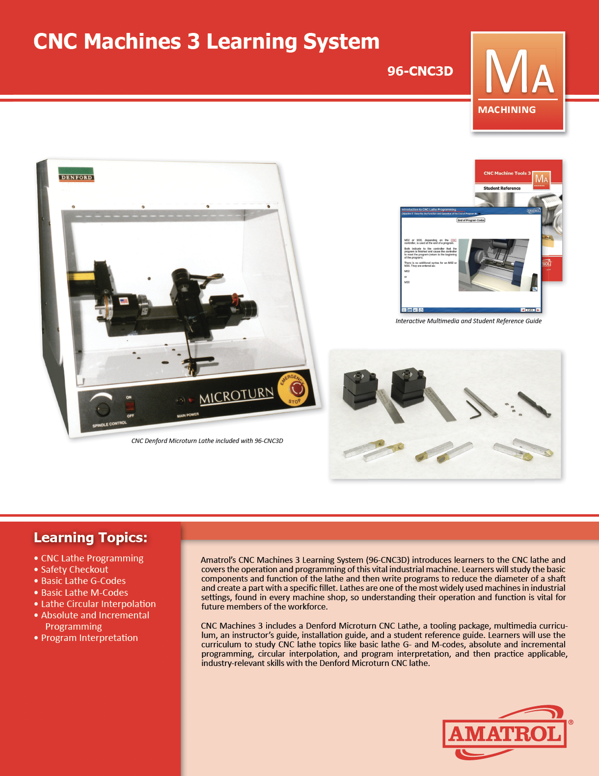 Amatrol CNC Machines Training 96-CNC3D