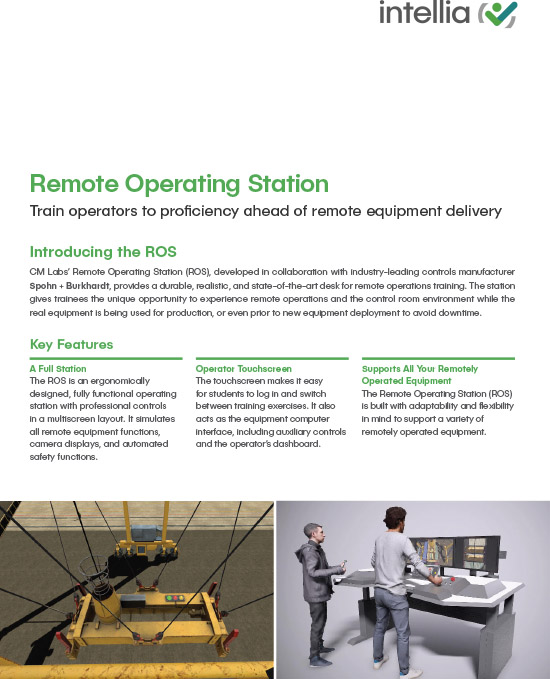 Remote Operating Station (ROS) | CM Labs