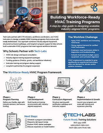 Cover of Workforce-Ready HVAC Training Programs Brochure