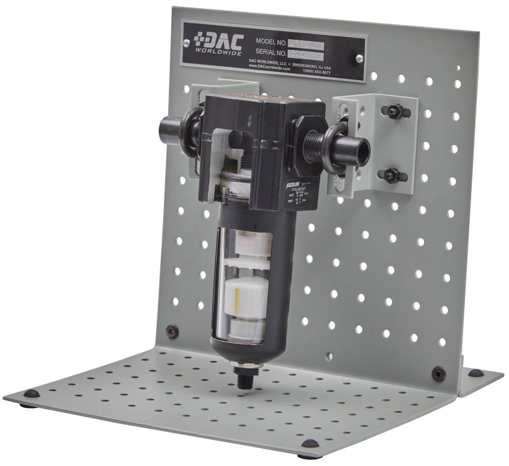 DAC 273-240 Air Filter Cutaway DAC Worldwide 273-240 Air Filter Cutaway showing internal compressed-air filtration components