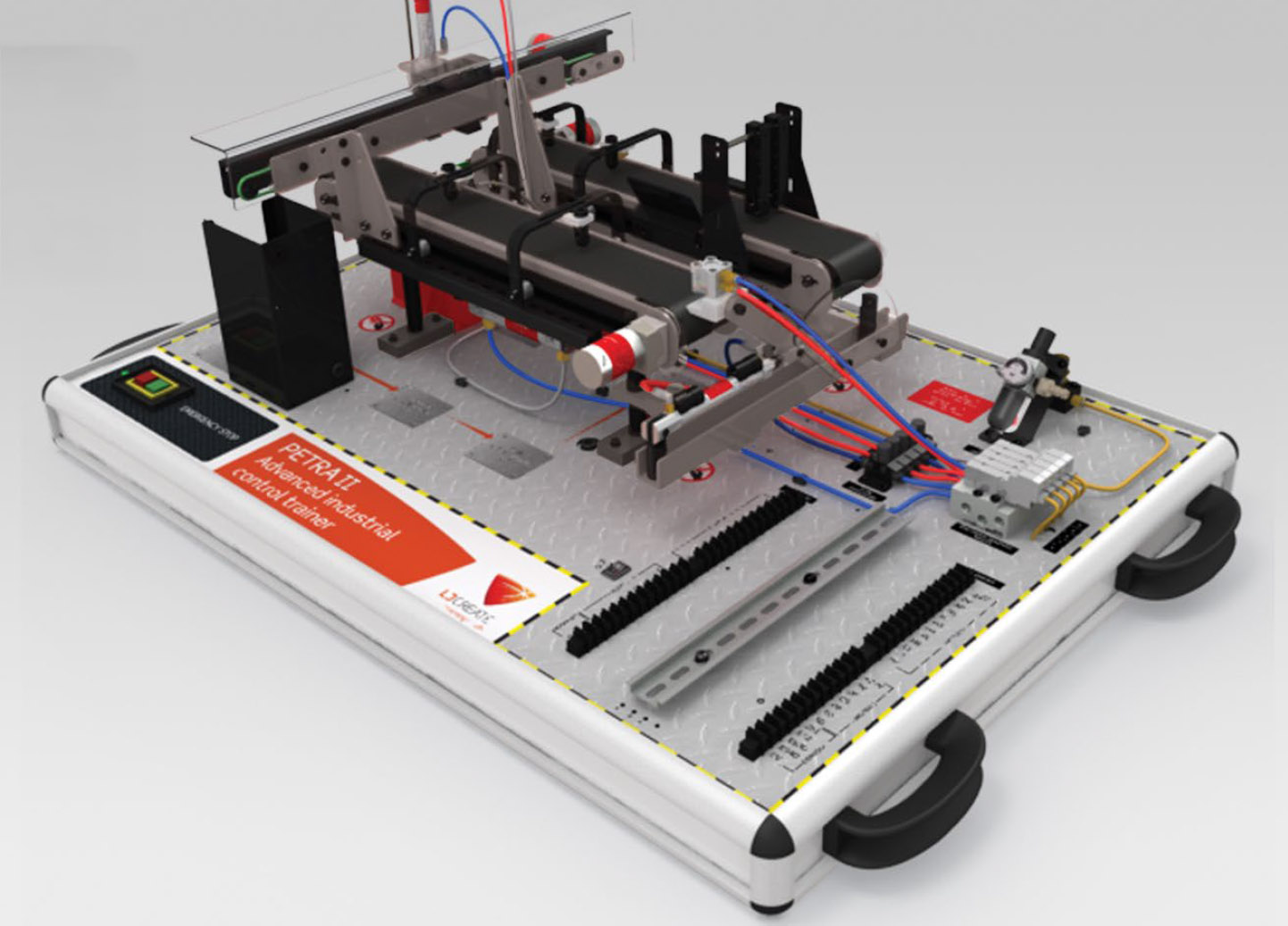 PETRA II Advanced Industrial Control Trainer – LJ Create Factory Automation System LJ Create PETRA II Advanced Industrial Control Trainer for PLC programming and automation training