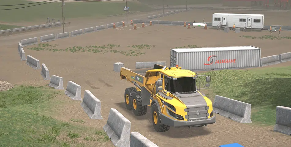 Safe, Efficient Worksites with Improved Team Task Coordination CM Labs Articulated Dump Truck Simulator Training Pack