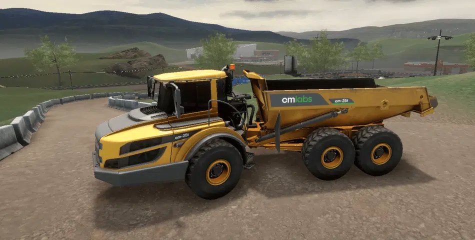 CM Labs Articulated Dump Truck Simulator Training Pack CM Labs Construction Earth Moving Training Pack
