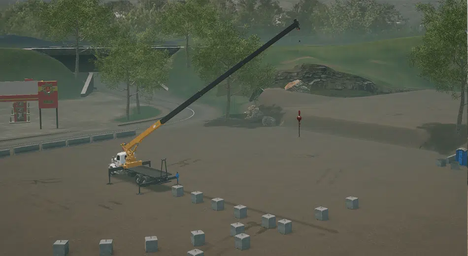 Prepare for boom truck certification with CM Labs Operator training for certification using Intellia Instructor