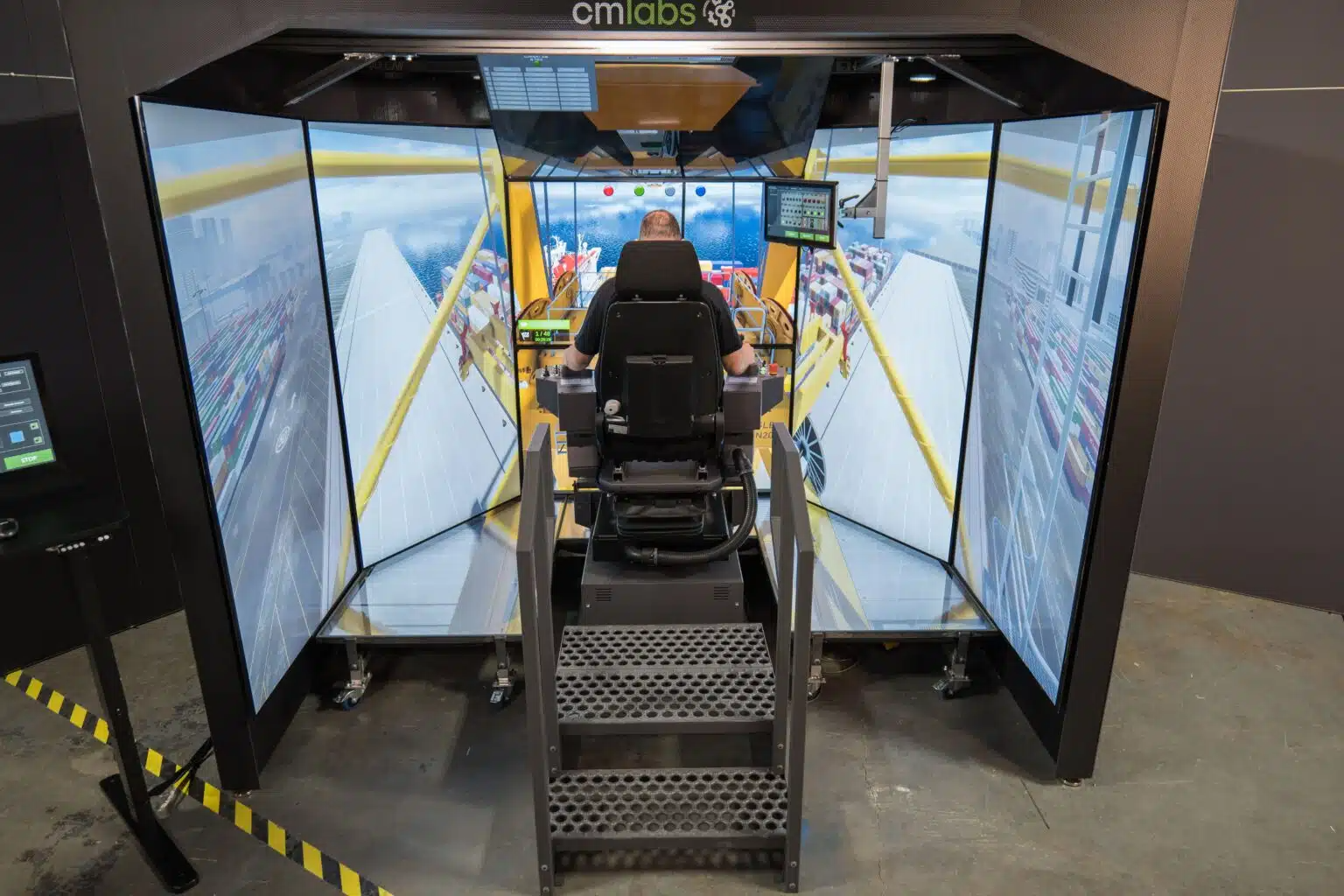 CM Labs MasterCab full simulator suite with 10 screens