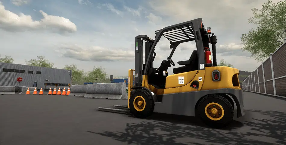 Intellia Forklift Simulator | Authentic Machine Behavior A Virtual Training Solution for Forklift Operators