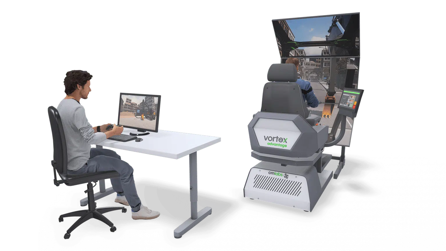 Virtual monitoring in real time by drone or as an avatar in the jobsite. Best-in-Class Training for Work Site Efficiences