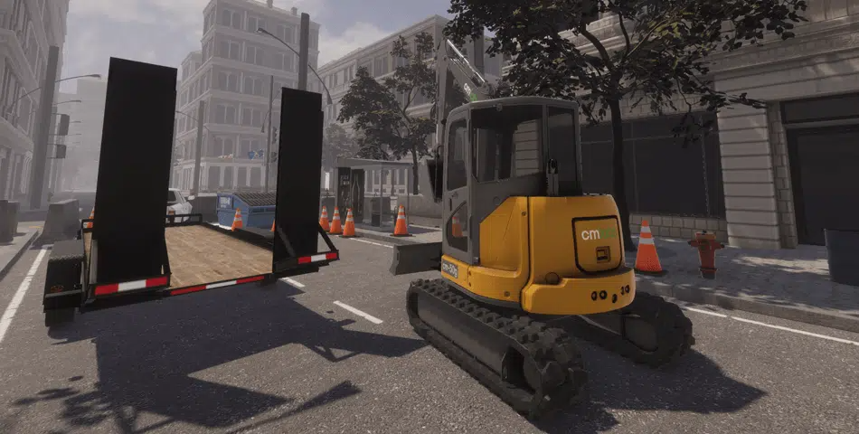 CM Labs Intellia Mini Excavator Simulator Virtual Training Solution for Mini Excavator Operators