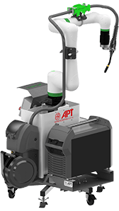 MOD-WELD Traveler with FANUC CRX-10iA/L APT Manufactruing MOD-Weld Traveler Cart TRV10L / TRV25