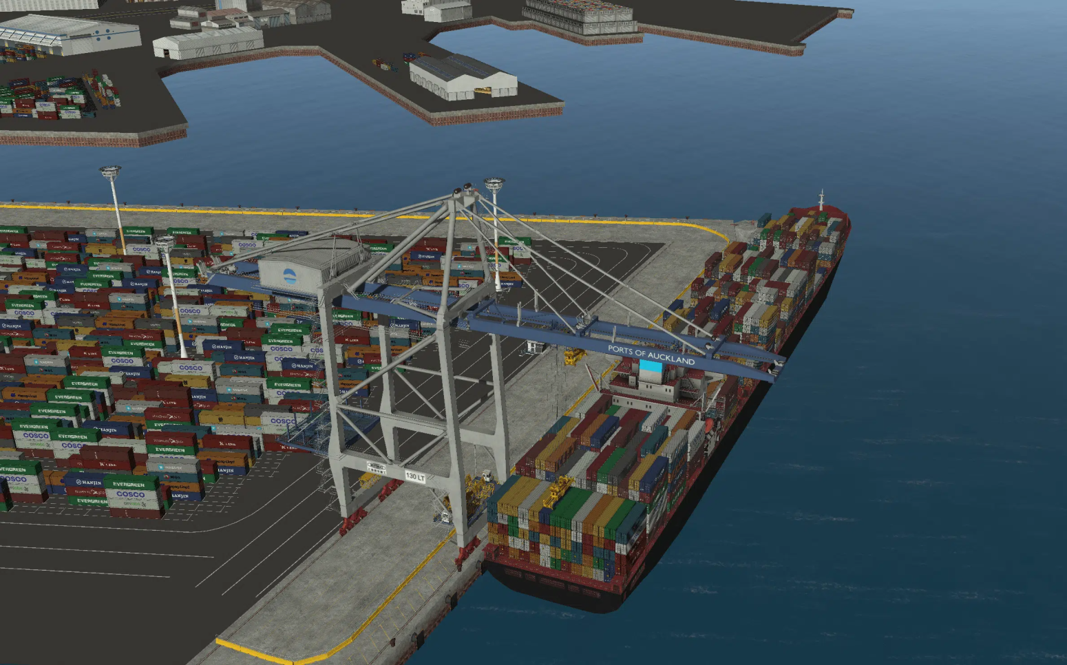 Empty Container Handler Simulator in Port Environment Intellia Empty Container Handler Simulator | CM Labs