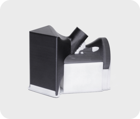 SR-30 soluble support material for high-temp 3D prints