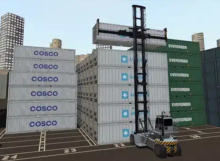 Intellia Empty Container Handler Simulator | CM Labs