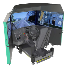 SanitationSim™ Series 8 Waste Disposal Driving Simulator | Acron Aviation