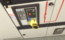 Screenshot of VR Training Module for Magnum DS Breaker