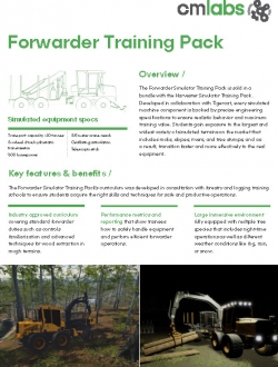 CM Labs Vortex Forestry Equipment Training Simulators