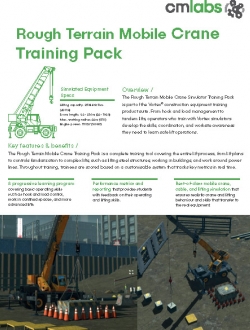 Simulation Training for Crane Operators