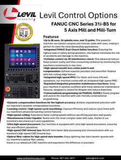 FANUC CNC Series 31i-B5 Flyer
