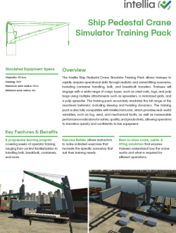 CM Labs Intellia Ship Pedestal Crane Simulator Training Pack