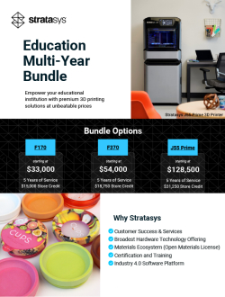 Stratasys Education Promotions