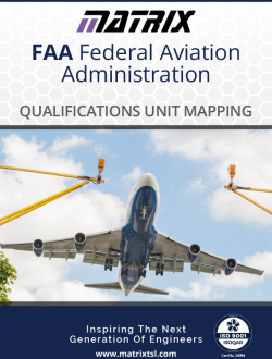 Cover of the Matrix TSL FAA Federal Aviation Administration Qualifications Unit Mapping Guide