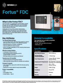 Maximize Your F900 Printer Potential with the Fortus FDC