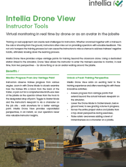 Download Intellia Drone View Brochure Intellia Drone View | CM Labs Instructor Monitoring System
