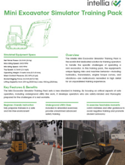 Mini Excavator Simulator | CM Labs Utility Operator Training Mini Excavator Training with Real-World Utility Safety Scenarios