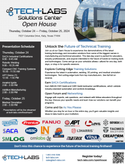 Come see the latest in technical education!