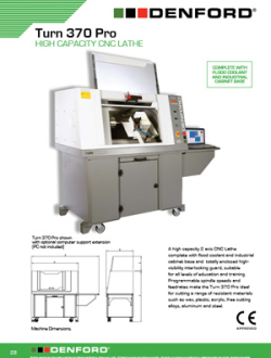 Download Denford Turn 370 Pro Brochure