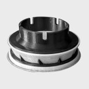 ABS R filament and printed part with RapidRinse support material